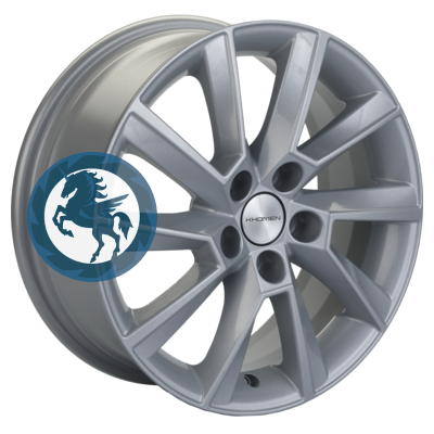 Фотография товара h0276837. Диск Khomen Wheels KHW1507 (Polo) 6х15 5/100 ET40 57,1 F-Silver