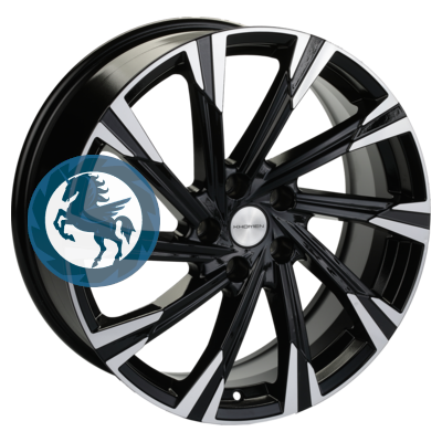 Фотография товара h0363968. Диск Khomen Wheels KHW1901 (NX/Rav4) 7,5х19 5/114,3 ET39 60,1 Black-FP