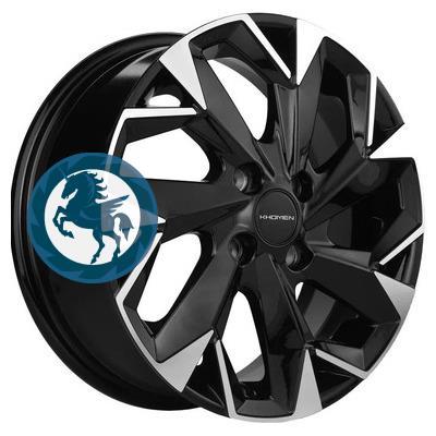   h0364215.  Khomen Wheels KHW1402 (Toyota Corolla) 5,514 4/100 ET43 60,1 Black-FP