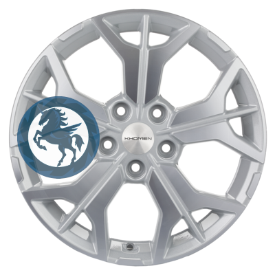 Фотография товара h0373234. Диск Khomen Wheels KHW1715 (RAV4) 7х17 5/114,3 ET39 60,1 F-Silver-FP