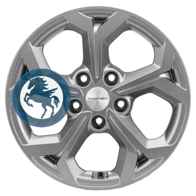   h0373247.  Khomen Wheels KHW1606 (Huyndai/Kia) 6,516 5/114,3 ET50 67,1 Gray