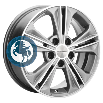   h0373249.  Khomen Wheels KHW1603 (Creta/Seltos) 616 5/114,3 ET43 67,1 G-Silver-FP