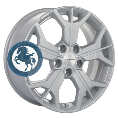 Фотография товара h0373258. Диск Khomen Wheels KHW1715 (Jetta) 7х17 5/112 ET54 57,1 F-Silver
