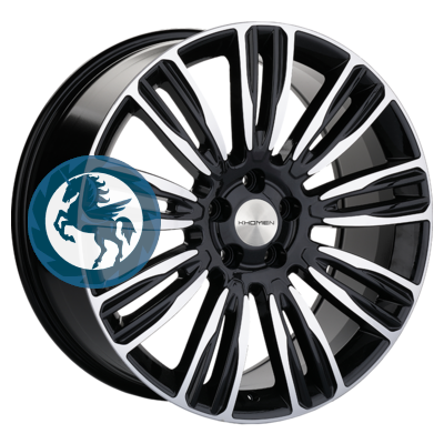 Фотография товара h0373770. Диск Khomen Wheels KHW2004 (RRover) 8,5х20 5/120 ET45 72,6 Black-FP
