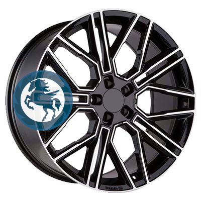 Фотография товара h0374189. Диск Khomen Wheels KHW2101 (RRover) 9,5х21 5/120 ET49 72,6 Black-FP