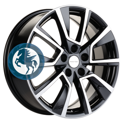 Фотография товара h0374190. Диск Khomen Wheels KHW1802 (Changan/Geely/Lexus/Suzuki/Toyota) 7х18 5/114,3 ET35 60,1 Black-FP
