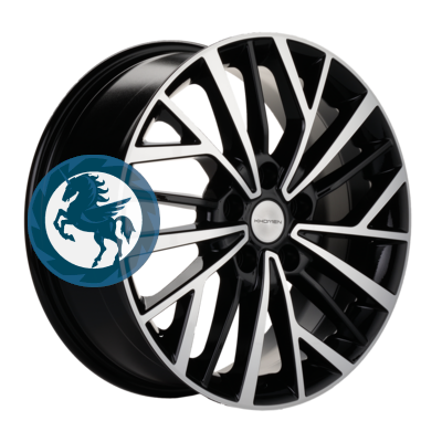 Фотография товара h0374237. Диск Khomen Wheels KHW1717 (Chery Tiggo 3/Tiggo 3 Pro) 7х17 5/108 ET45 60,1 Black-FP