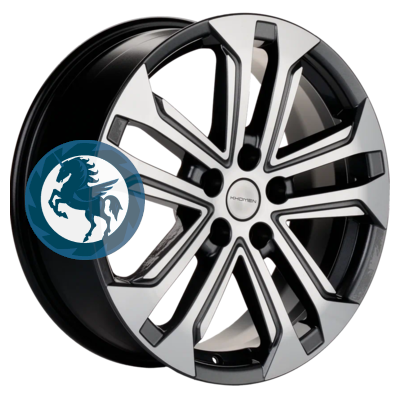 Фотография товара h0374334. Диск Khomen Wheels KHW1803 (Coolray) 7х18 5/114,3 ET50 54,1 Gray-FP