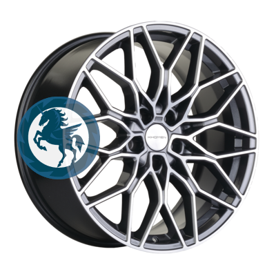 Фотография товара h0374382. Диск Khomen Wheels KHW1902 (BMW Rear) 9,5х19 5/112 ET40 66,6 Gray-FP