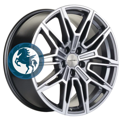 Фотография товара h0374401. Диск Khomen Wheels KHW1904 (BMW Front) 8,5х19 5/112 ET30 66,6 Gray-FP