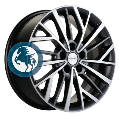 Фотография товара h0374430. Диск Khomen Wheels KHW1717 (Changan CS35/CS35 Pro) 7х17 5/110 ET46 63,3 Gray-FP