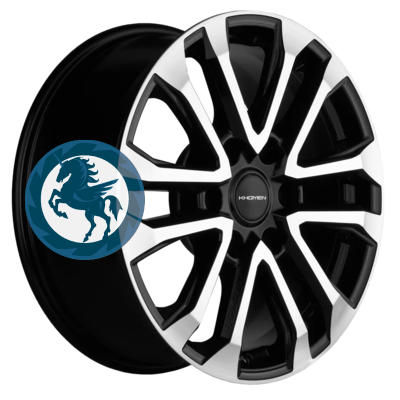 Фотография товара h0374615. Диск Khomen Wheels KHW1805 (Tank 300/500) 7,5х18 6/139,7 ET36 100,1 Black-FP