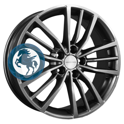 Фотография товара h0374657. Диск Khomen Wheels KHW1812 (Changan/Geely/Lexus/Suzuki/Toyota) 7х18 5/114,3 ET45 60,1 Gray