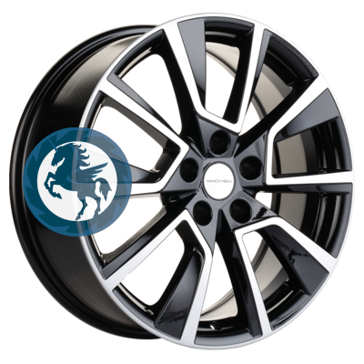 Фотография товара h0374731. Диск Khomen Wheels KHW1802 (OMODA C5) 7х18 5/108 ET33 60,1 Black-FP