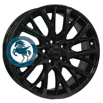 Фотография товара h0375243. Диск Khomen Wheels KHW1804 (Tugela/Jaguar F-Pace) 7,5х18 5/108 ET46 63,4 Black