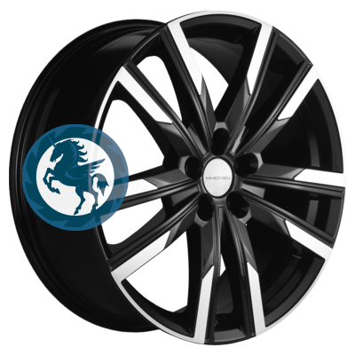 Фотография товара h0375258. Диск Khomen Wheels KHW1905 (Changan Uni-k) 7,5х19 5/114,3 ET35 60,1 Black-FP