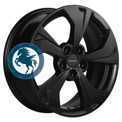 Фотография товара h0375265. Диск Khomen Wheels KHW1724 (Exeed LX) 7х17 5/108 ET33 60,1 Black
