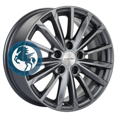 Фотография товара h0375476. Диск Khomen Wheels KHW1611 (Passat) 6,5х16 5/112 ET41 57,1 Gray