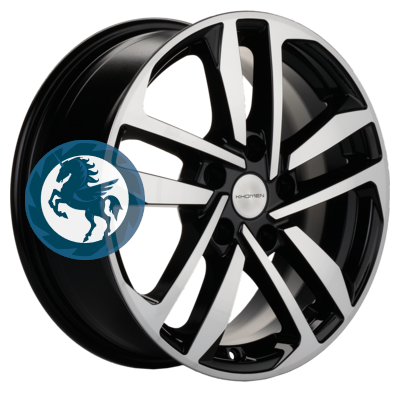 Фотография товара h0375626. Диск Khomen Wheels KHW1612 (Toyota/Suzuki) 6,5х16 5/114,3 ET45 60,1 Black-FP
