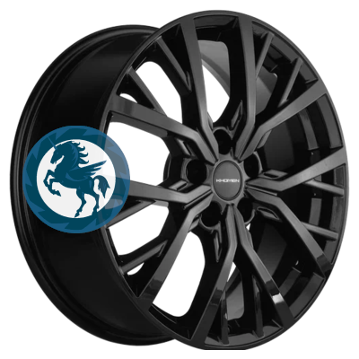 Фотография товара h0376017. Диск Khomen Wheels KHW1806 (Dargo/Jolion) 7х18 5/114,3 ET37 66,5 Black