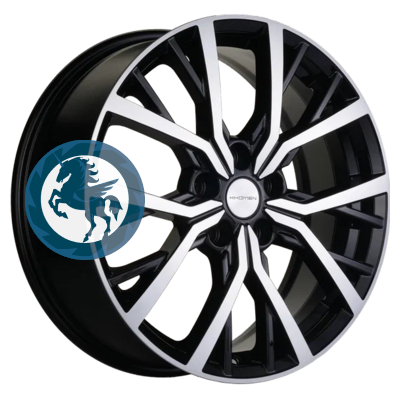 Фотография товара h0383258. Диск Khomen Wheels KHW1806 (Dargo/Jolion) 7х18 5/114,3 ET37 66,5 Black-FP