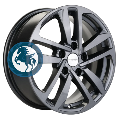   h0387332.  Khomen Wheels KHW1612 (Huyndai/Mazda) 6,516 5/114,3 ET45 67,1 Gray