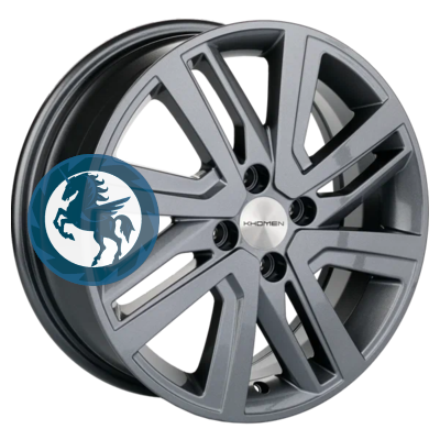 Фотография товара h0387333. Диск Khomen Wheels KHW1609 (XRay) 6х16 4/100 ET41 60,1 Gray