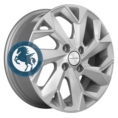 Фотография товара h0388670. Диск Khomen Wheels KHW1508 (Lada Granta) 6х15 4/98 ET35 58,6 F-Silver