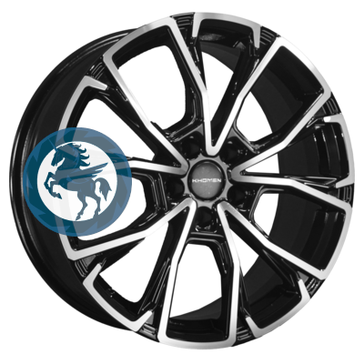 Фотография товара h0389631. Диск Khomen Wheels KHW1907 (Exeed VX/TXL) 7,5х19 5/108 ET36 65,1 Black-FP
