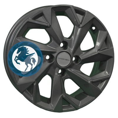   h0389935.  Khomen Wheels KHW1402 5,514 4/100 ET38 67,1 Gray