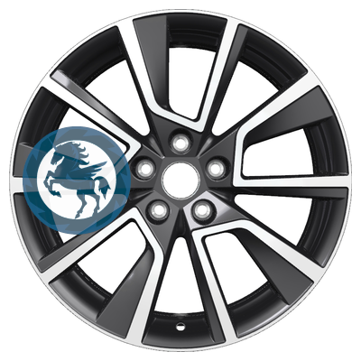 Фотография товара h0391367. Диск Khomen Wheels KHW1802 (Changan/Geely/Lexus/Suzuki/Toyota) 7х18 5/114,3 ET45 60,1 Black-FP