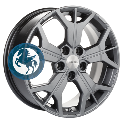 Фотография товара h0391907. Диск Khomen Wheels KHW1715 (Jetta) 7х17 5/112 ET54 57,1 Gray