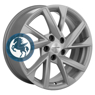 Фотография товара h0392324. Диск Khomen Wheels KHW1714 (Changan CS35 Plus) 7х17 5/110 ET46 63,3 F-Silver
