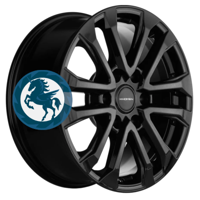 Фотография товара h0392426. Диск Khomen Wheels KHW1805 (Tank 300/500) 7,5х18 6/139,7 ET36 100,1 Black