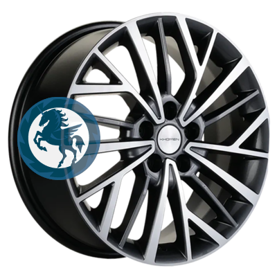 Фотография товара h0392573. Диск Khomen Wheels KHW1717 (Evolute i-Joy) 7х17 5/110 ET40 67,1 Gray-FP