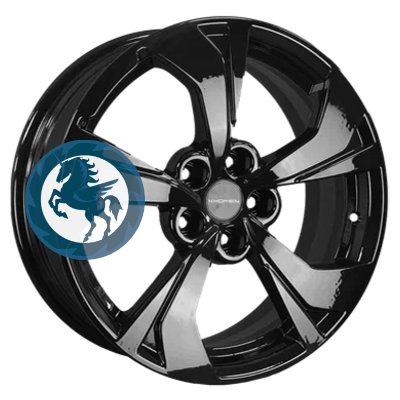 Фотография товара h0393530. Диск Khomen Wheels KHW1724 (FAW Besturn X80) 7х17 5/114,3 ET45 67,1 Black