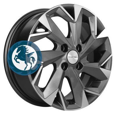   h0394492.  Khomen Wheels KHW1402 (Solaris/Logan/Rio) 5,514 4/100 ET43 67,1 Gray-FP