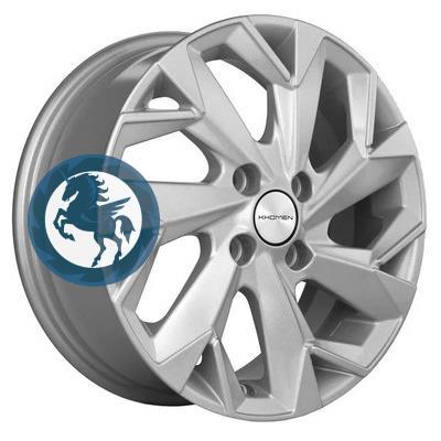   h0395213.  Khomen Wheels KHW1402 5,514 4/100 ET38 67,1 F-Silver