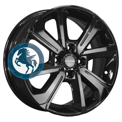   h0395493.  Khomen Wheels KHW1501 (Logan/Sandero/Xray) 615 4/100 ET40 60,1 Black