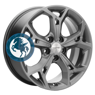 Фотография товара h0395657. Диск Khomen Wheels KHW1702 (Changan CS35/CS35 Pro) 7х17 5/110 ET46 63,3 Gray