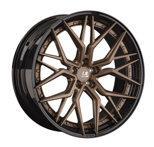 Фотография товара h0398812. Диск LS Forged LS FG35 10х22 5/112 ET18 66,6 BZ/BK