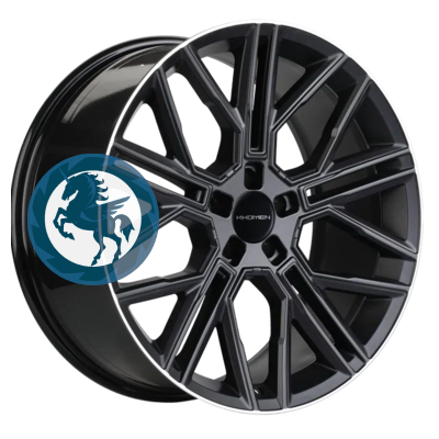 Фотография товара h0399835. Диск Khomen Wheels KHW2101 (RRover) 9,5х21 5/120 ET49 72,6 Black matt MR