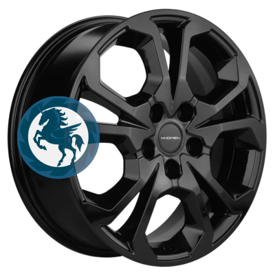 Фотография товара h0401510. Диск Khomen Wheels KHW1711 (Coolray) 6,5х17 5/114,3 ET45 54,1 Black