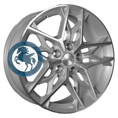 Фотография товара h0401765. Диск Khomen Wheels KHW1709 (Evolute i-Joy) 7х17 5/110 ET40 67,1 F-Silver-FP