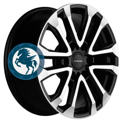 Фотография товара h0401816. Диск Khomen Wheels KHW1805 (LC Prado) 7,5х18 6/139,7 ET25 106,1 Black-FP