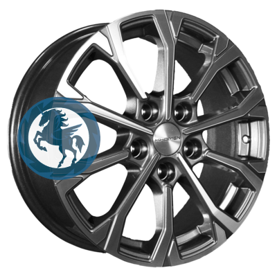   h0402115.  Khomen Wheels KHW1605 (Huyndai/Mazda) 6,516 5/114,3 ET45 67,1 Gray-FP