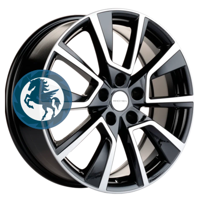 Фотография товара h0402743. Диск Khomen Wheels KHW1802 (Coolray) 7х18 5/114,3 ET50 54,1 Black-FP