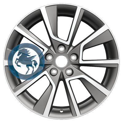 Фотография товара h0402745. Диск Khomen Wheels KHW1802 (CX-5/Seltos) 7х18 5/114,3 ET50 67,1 Gray-FP