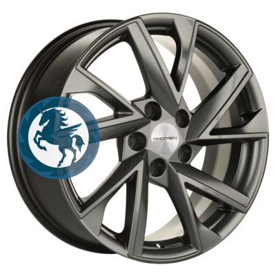 Фотография товара h0402923. Диск Khomen Wheels KHW1714 (Changan CS35 Plus) 7х17 5/110 ET46 63,3 Gray