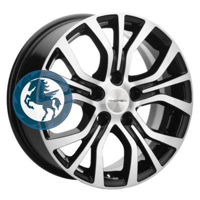 Фотография товара h0403879. Диск Khomen Wheels KHW1608 (Evolute I-Van) 6,5х16 5/110 ET40 67,1 Black-FP